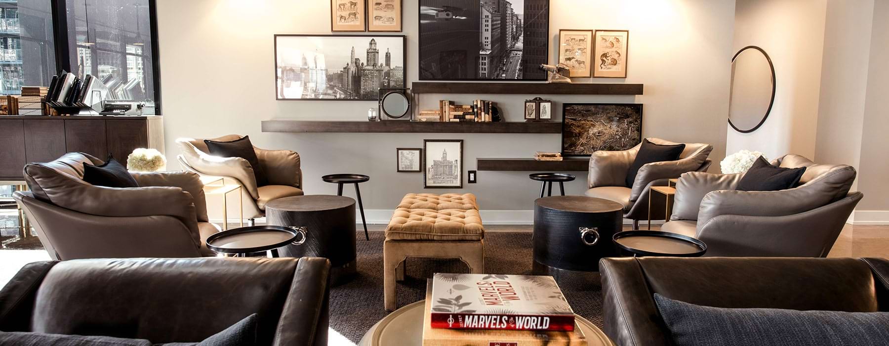 resident lounge game area
