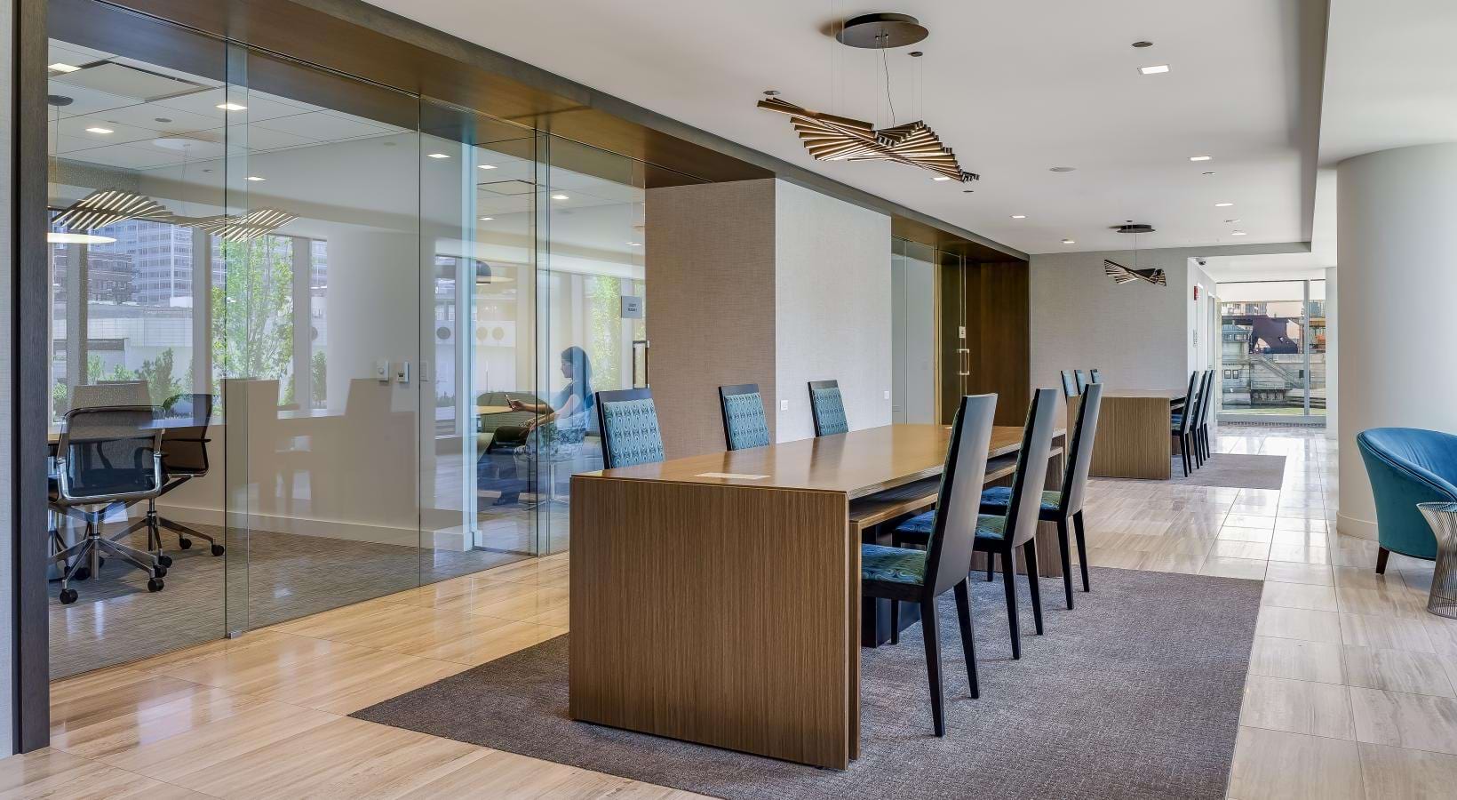 bright conference room